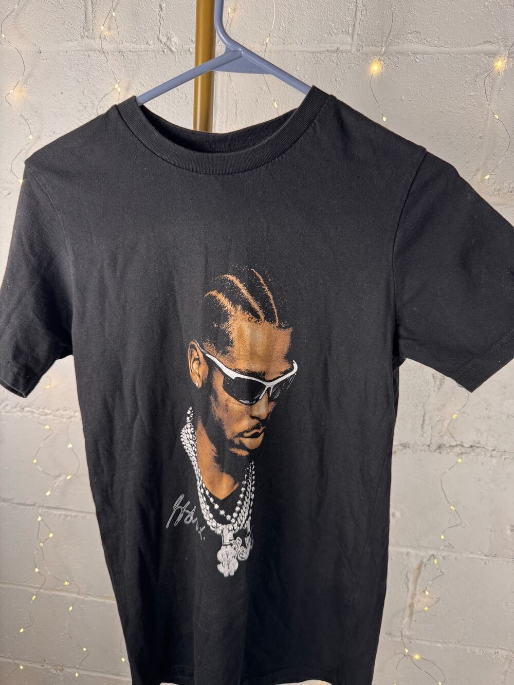 shai gilgeous-alexander icy exclusive graphic t-shirt black size xs